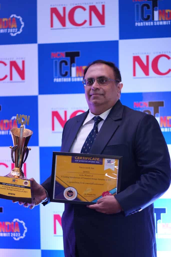 BIWIN accepts award in INDIA