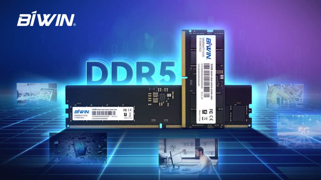 BIWIN DDR5 UDIMM and SODIMM
