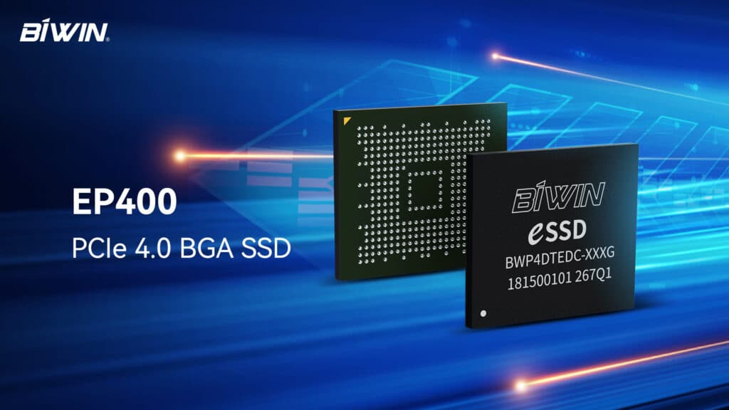 BIWIN EP400 PCIe 4.0 BGA SSD for ARM servers and ARM-embedded devices
