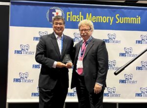 The TY-S101A, the unique automatic machine for multi-form, multi-capacity SSD manufacturing, is awarded Best of Show by the 2023 Flash Memory Summit experts.